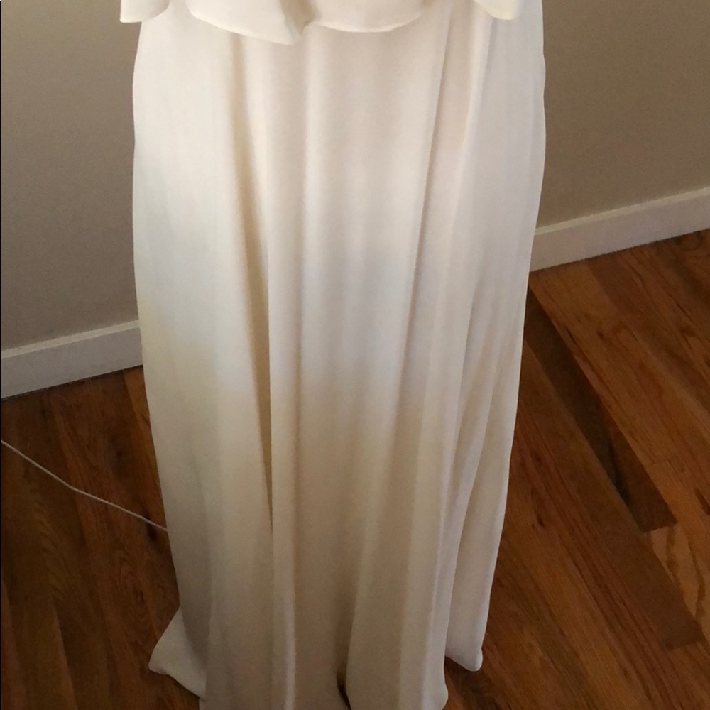 Beautiful Zara Basic Off White Evening Dress. - image 4